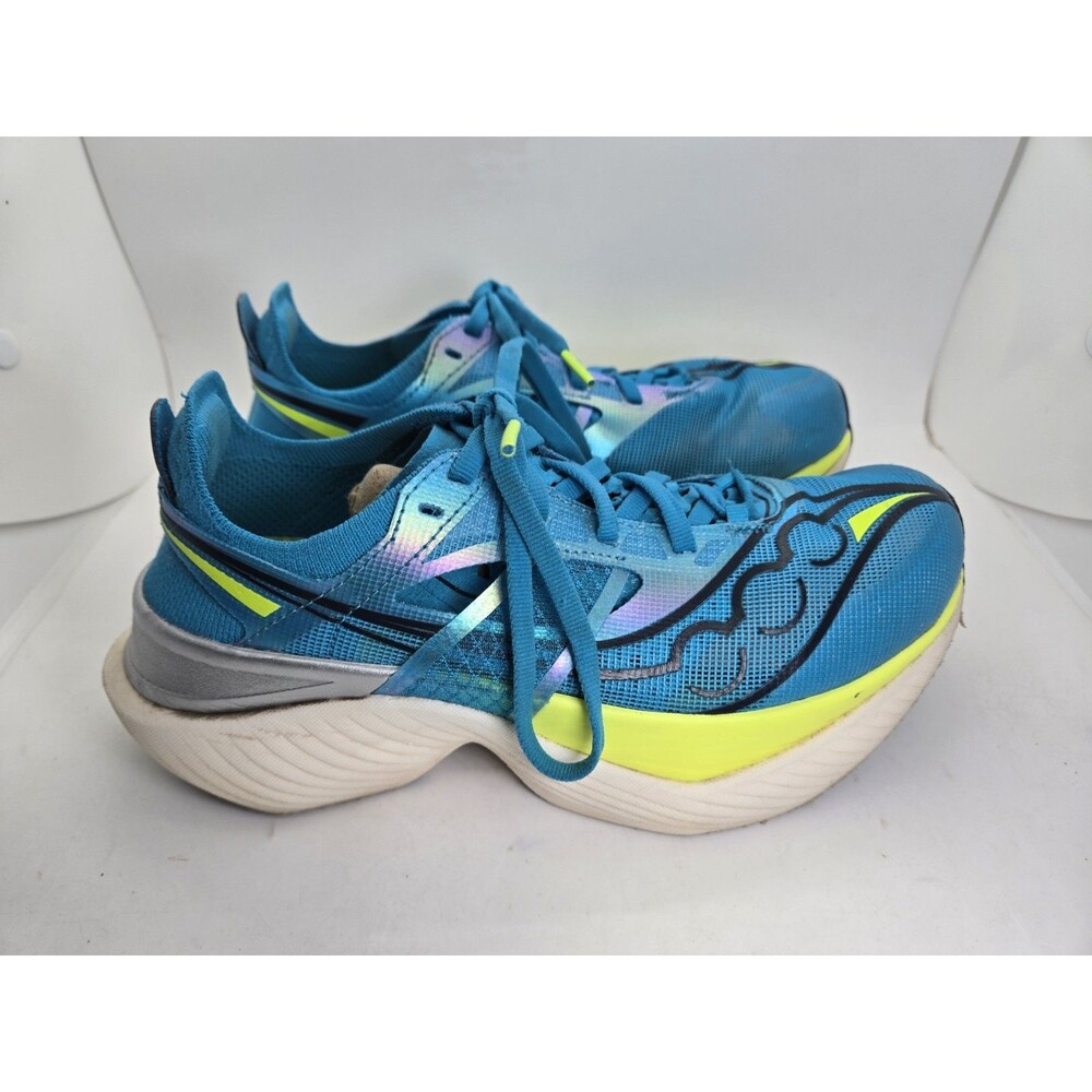Saucony Endorphin Elite Shoes Womens 6.5 Viziblue Road Running Athletic Sneakers